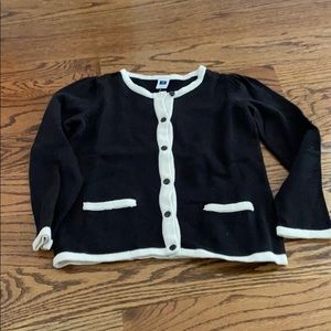Black and white cardigan